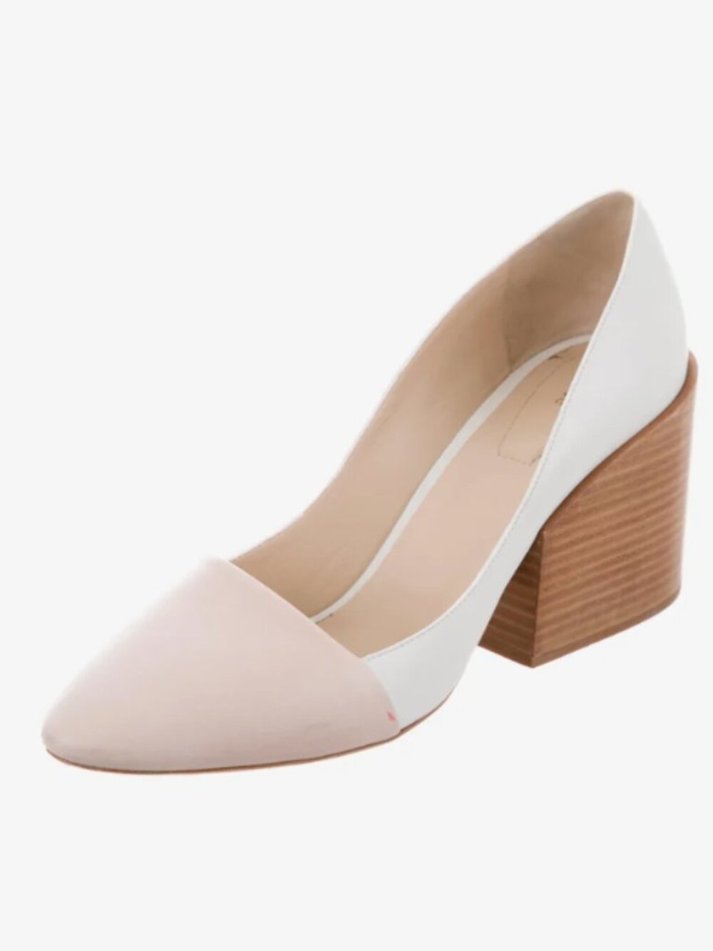 Chloé  Leather Bicolor Pumps Size: 8.5 | IT 38.5
